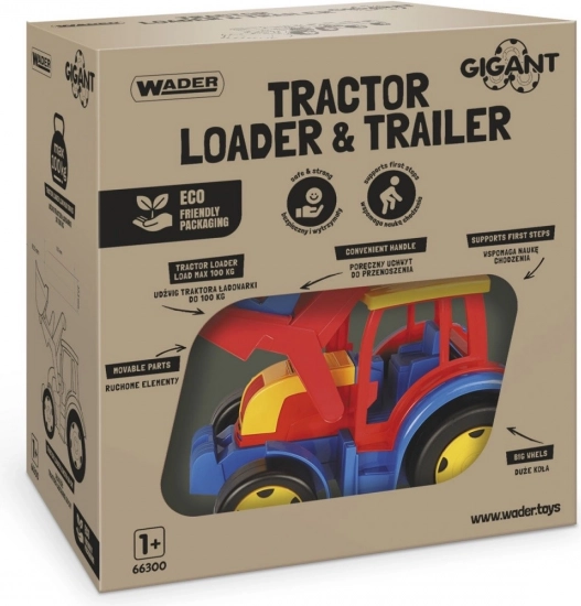 Wader gigantski traktor s utovarivačem i prikolicom 117 cm