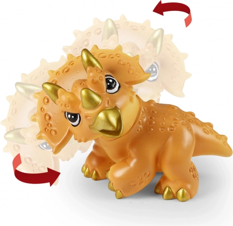 Smiješni dinosaurus Triceratops 13 cm