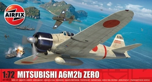 Plastični model Mitsubishi A6M2b Zero 1/72