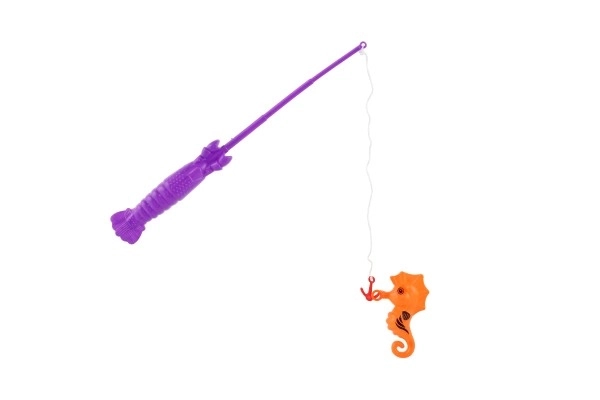 Igra riba/ribar sa štapom 26cm plastika 5 boja na karti 15,5x49x2cm
