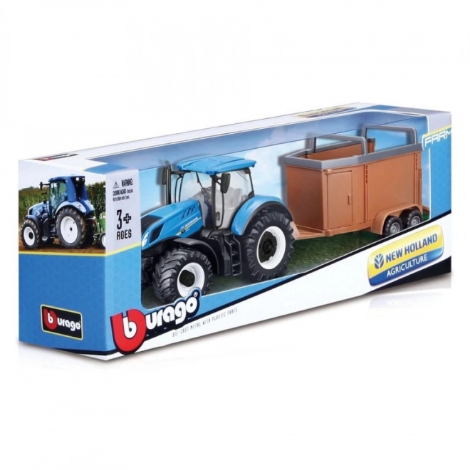 Farma Traktor New Holland s prikolicom za konje