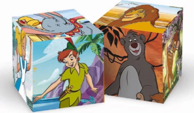 CLEMENTONI Slagalica kocke Disney klasika, 6 kocki