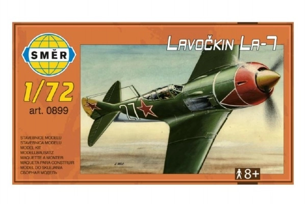 Model Lavochkin La-7 1:72 13,6x11,9cm u kutiji 25x14,5cm