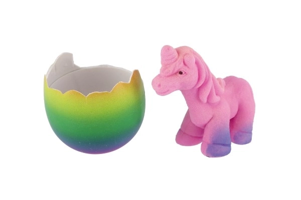 Jaje koje se izleže i raste jednorog plastika 7x10cm u kutiji 9,5x13cm