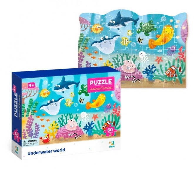DODO Puzzle Životinje: Podvodni svijet 60 komada