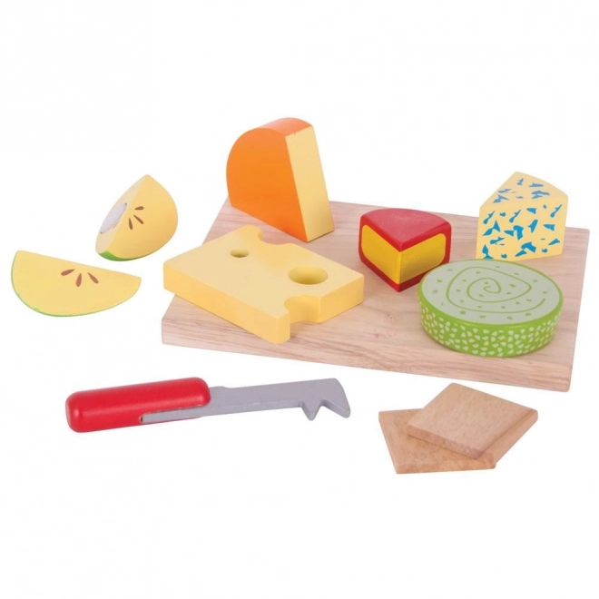 Bigjigs Toys drveni set sa sirom na dasci
