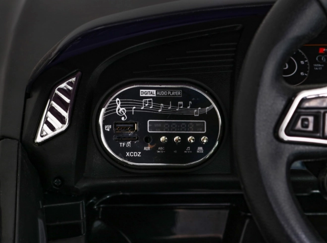 Audi R8 crni električni autić s daljinskim upravljanjem, EVA kotačima, sporim startom i MP3 LED