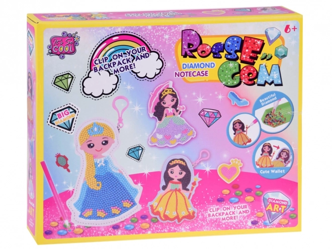Kreativni set s dijamantnim naljepnicama Princeza