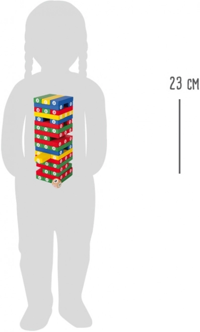 Small Foot Drvena šarena igra Jenga
