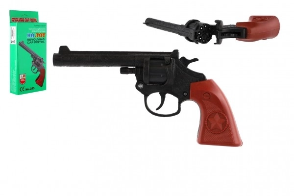 Plastični dječji revolver na kapsule, 8 metaka