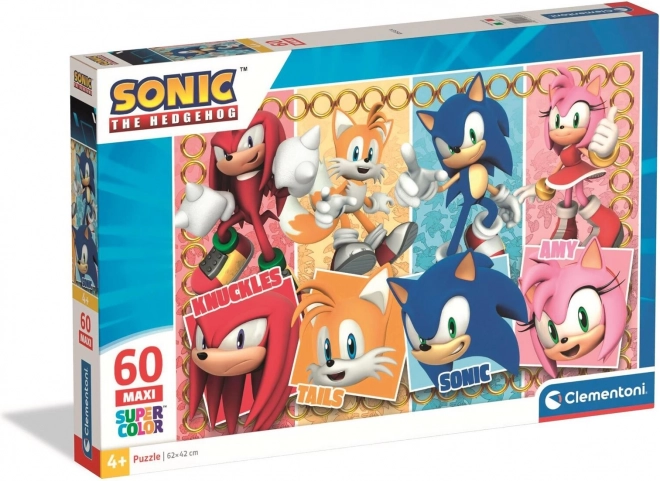 Puzzle jež SONIC MAXI 60 dijelova