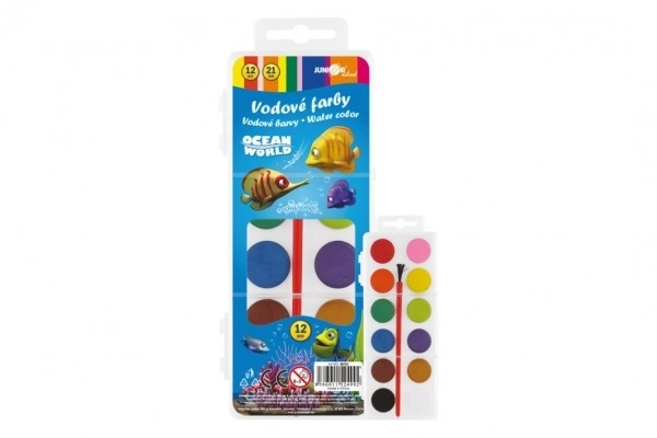 Vodene boje Ocean World s kistom