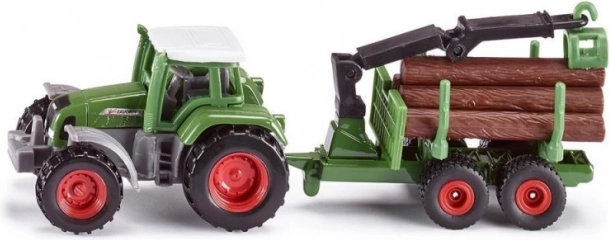 Siku Farmer traktor s šumskim prikolicom – metalni model