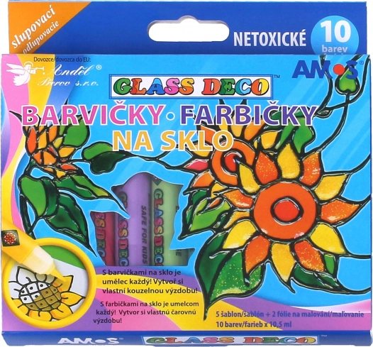 Boje za staklo 10 kom/10,5 ml