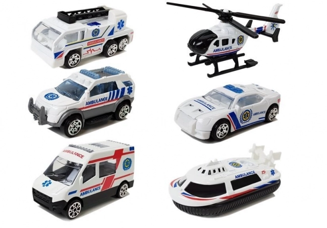 Set spasilačkih vozila 1:64 6 komada