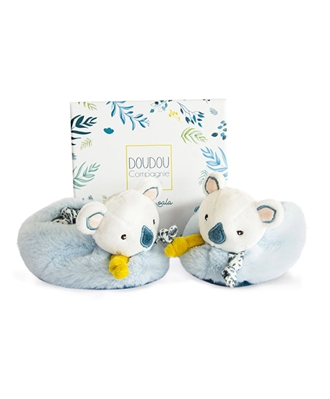 Doudou poklon set - Set prvih cipelica s zvečke