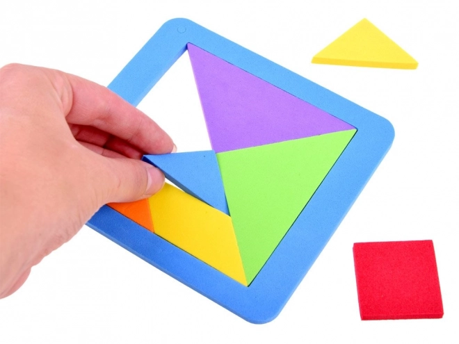 Šarena logička slagalica Tangram od meke pjene
