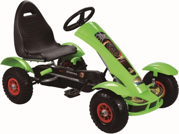 Zeleni kart na pedale