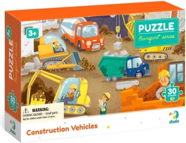 Puzzle PROMET: Građevinski strojevi 30 dijelova
