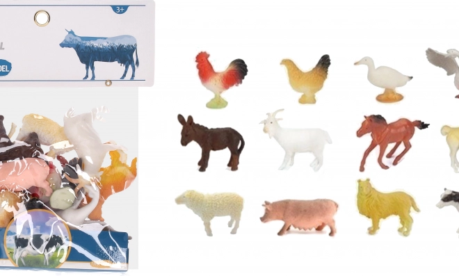 Set figurica životinja s farme 12 kom