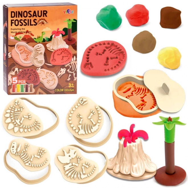 Set od plastelina dinosaurusi
