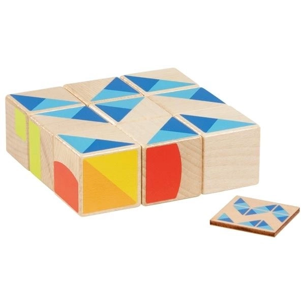Velike kockaste puzzle Kubus blokovi