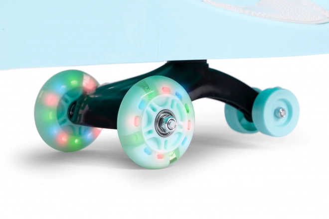 Dječji auto sa svjetlećim kotačima plavi Ecotoys