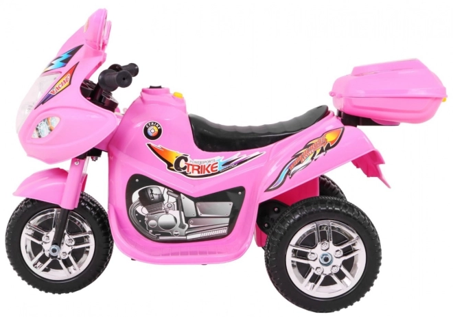Električni motocikl BJX-088 tricikl + zvukovi + svjetla – Ružičasta