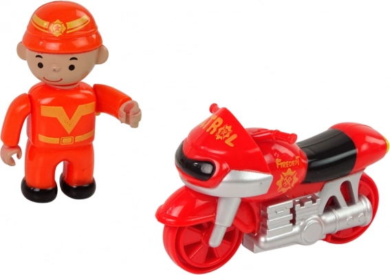 Motocikl s figuricom vatrogasca