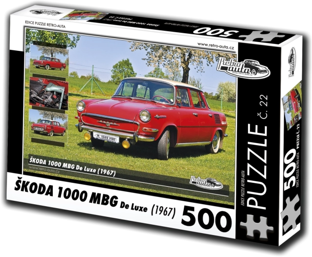 RETRO-AUTA puzzle Škoda 1000 MBG De Luxe 500 dijelova