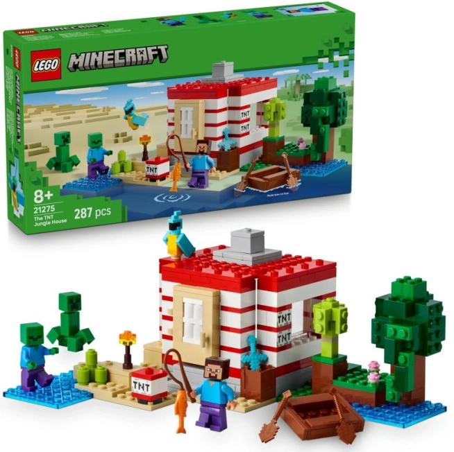 LEGO Minecraft kuća TNT u džungli