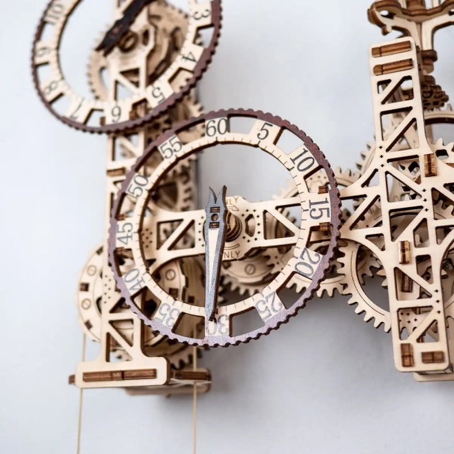 WOODEN CITY 3D slagalica Steampunk zidni sat 269 dijelova