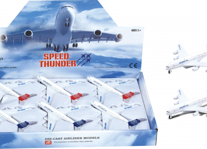 Metalni avion s mehanizmom na povlačenje 14 cm