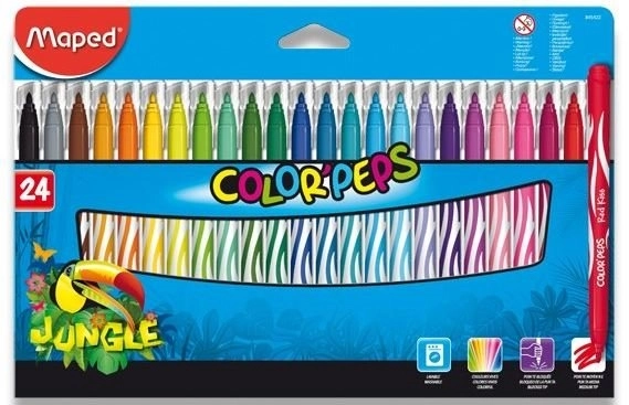 MAPED Fixy Color'Peps Jungle 24 kom