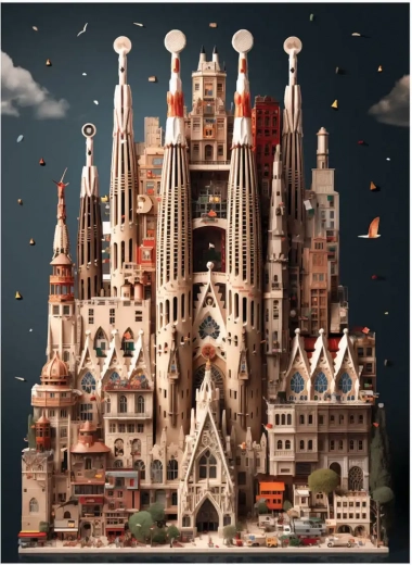 slagalica sagrada familia 1000 dijelova ANATOLIAN
