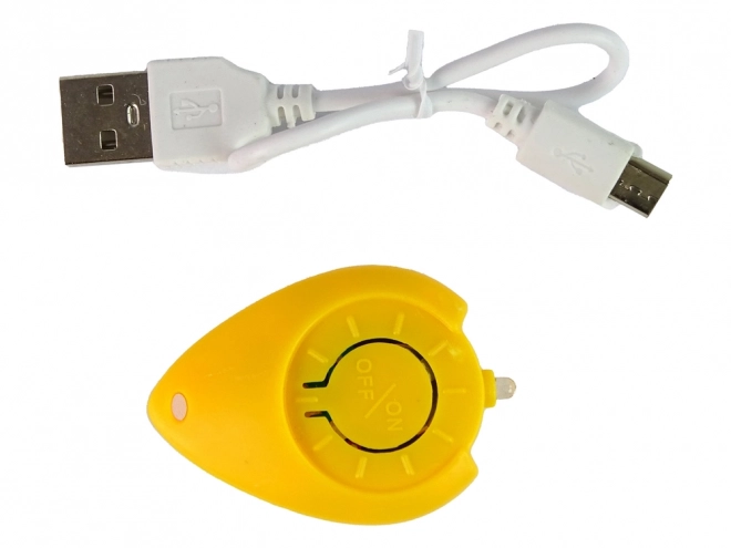 Leteća rotirajuća kugla plava Flynova LED 10 cm