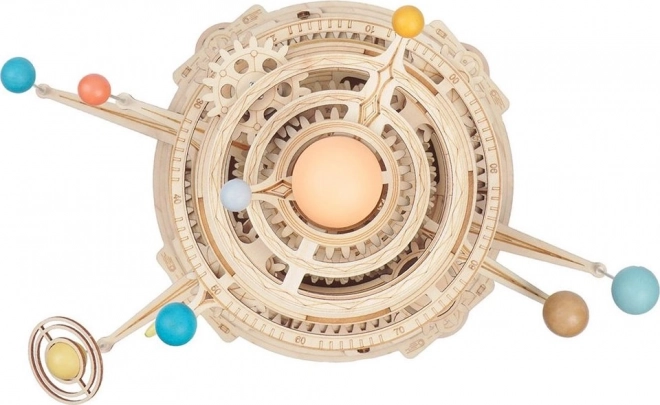 RoboTime 3D drvene mehaničke puzzle Planetarij