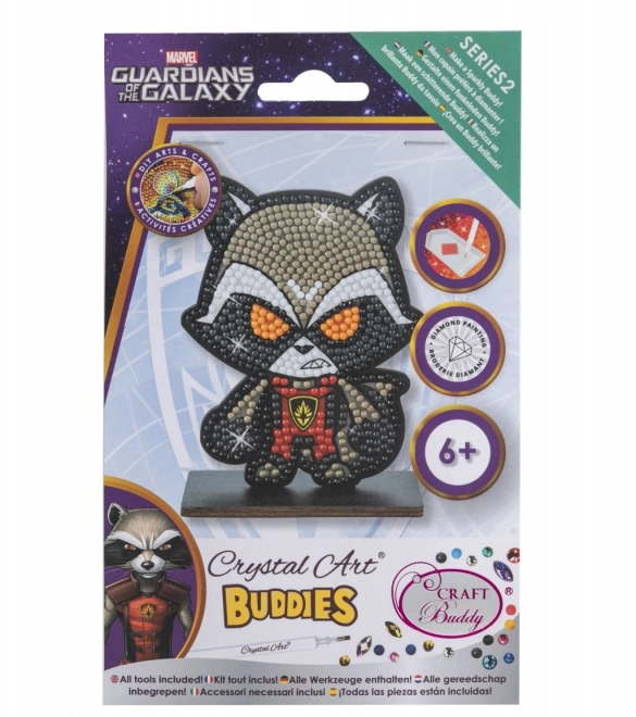 Komplet Crystal Art - Rocket