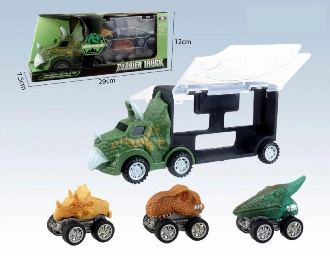 Kamion dinosaur s 3 autića