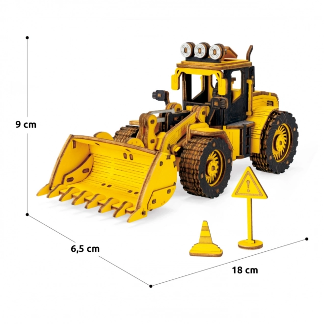 RoboTime drvene 3D puzzle - Utovarivač