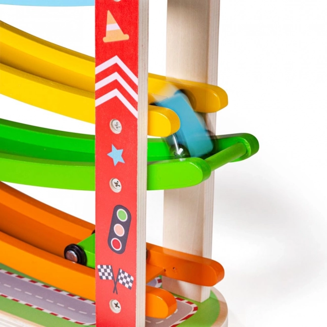 Drvena trkaća staza za automobile od Bigjigs Toys