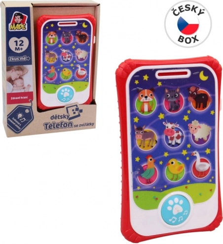 Dječji mobilni telefon sa životinjama