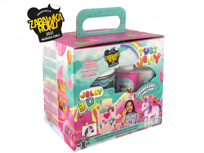 Tuban kreativni set Tubi Jelly s akvarijem Jednorog