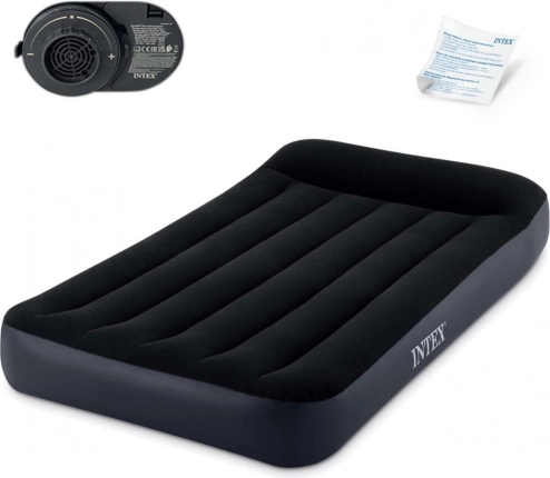 Nafukovni madrac s integriranom pumpom 191 × 99 cm za 1 osobu INTEX