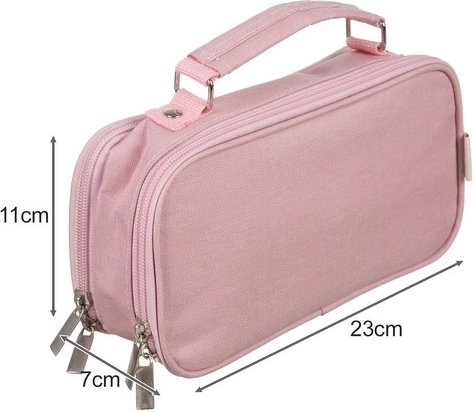 Dvije odvojene komore s dvostrukim patentnim zatvaračima