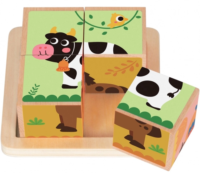 2Kids Toys Drvene kocke Farma 2