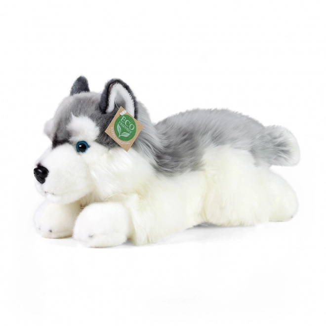 Rappa plišani pas husky ležeći 30 cm