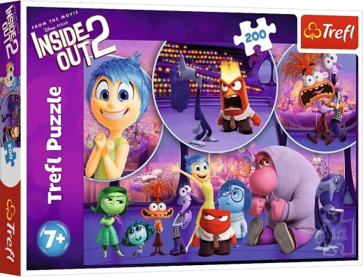 Puzzle 200 dijelova dječje emocije Izvrnuto Naopako 2