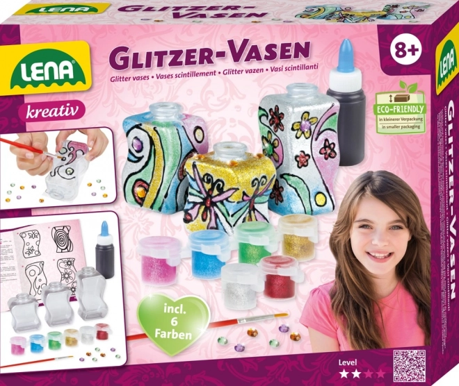 Kreativni set Sjajne vaze - slikanje na staklu
