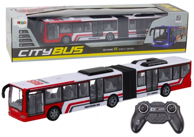 RC daljinski upravljani gradski autobus crveno/bijeli